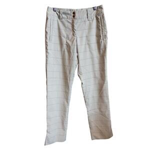 Nike Golf Dri Fit Pants Women's Sz  4 Check Plaid Modern Rise Stretch